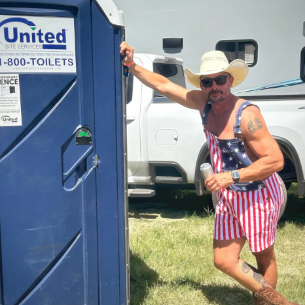 American Flag Overalls